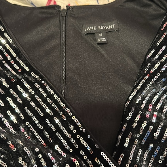 Lane Bryant Sequined Party Dress Size 18 - Picture 4 of 8